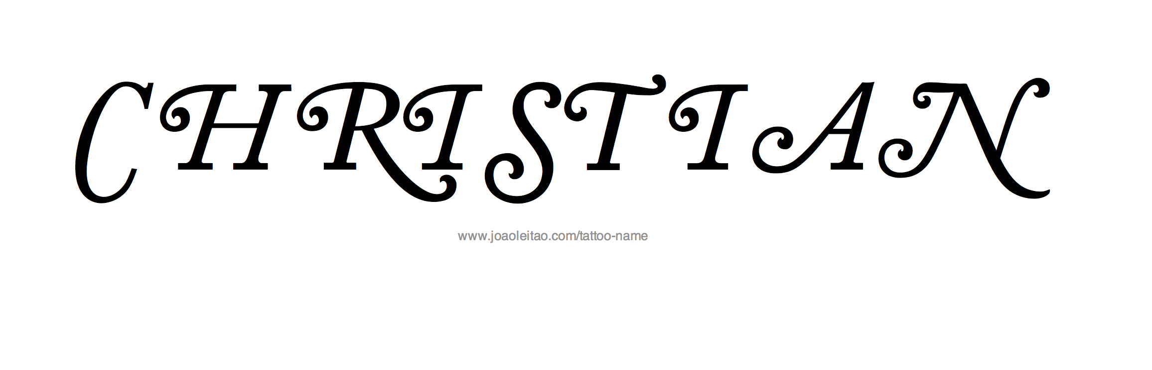 Christian Name Tattoo Designs